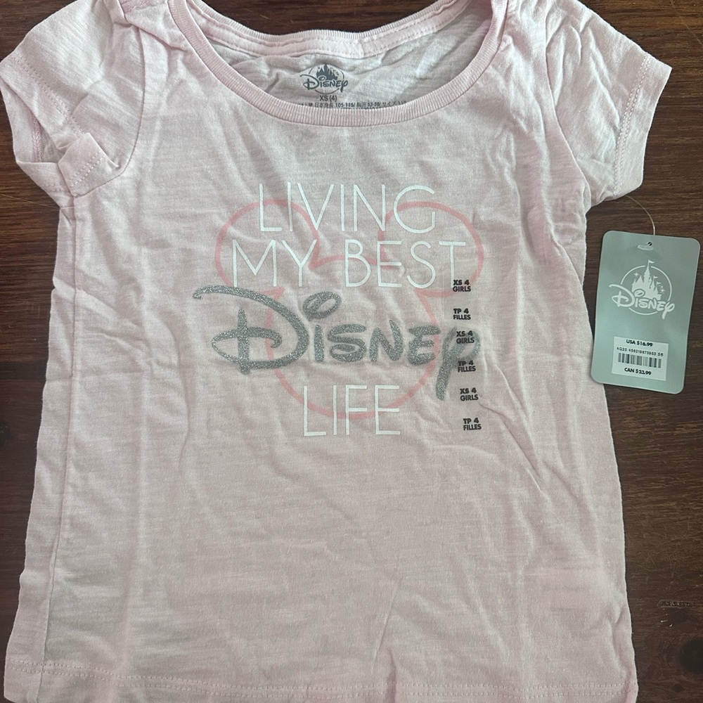 Living my best Disney life Pink Kids T-Shirt